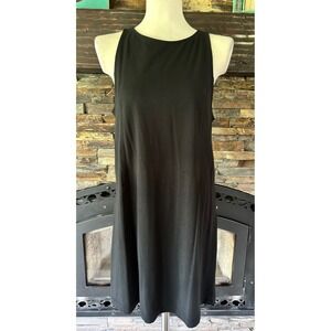 Lululemon Black Classic Cotton Tank Dress Large
